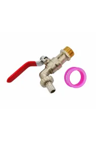 Awtools Kran ogrodowy mosidz niklowany 1/2" gwint zewntrzny 3/4"