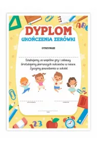 LearnHow Dyplom A4 ukoczenia zerwki Szkoa 10szt