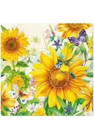 Paw Serwetka Lunch Decor Wild Sunflowers 33x33 20szt./op.