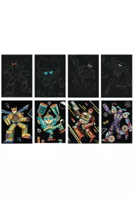 Twoje Hobby Transformers. Magiczna zdrapka - wydrapywanka 21.0 x 29.8 cm