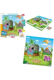 Uk�adanka klocki dinozaury 36el