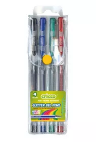 Cricco D�ugopisy �elowe brokatowe 4 szt.