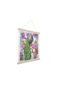 Epee Plakat z mozaik� diamentow� Paw i piwonia 35x45cm