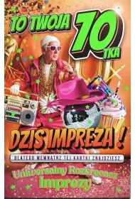 Yeku Karnet Urodziny 70 m�skie