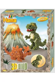 Hama Midi pude�ko prezentowe Dinozaury 3D 2500szt