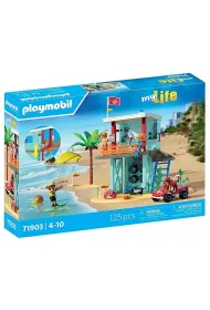 Playmobil My Life Wie�a ratownicza i pla�owy samoch�d buggy 71903