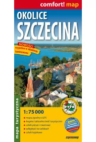 Okolice Szczecina mapa turystyczna laminowana