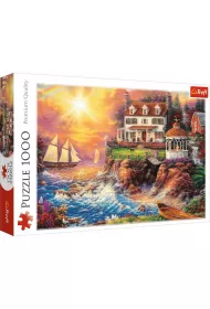 Puzzle 1000 el. Spokojna przysta� Trefl