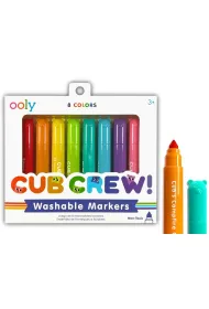 Ooly Zmywalne Flamastry Misie Cub Crew 8 kolor�w