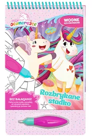 Rozbrykane stadko. Moje Jednoro�ce. Wodne kolorowanie
