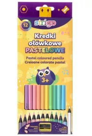 Strigo Kredki o��wkowe pastelowe 12 szt.