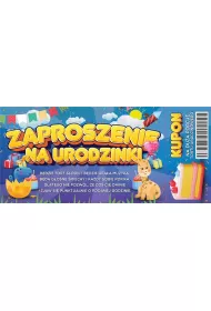 Yeku Zaproszenie Urodziny 10 szt.