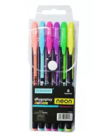 Schemat D�ugopisy �elowe neonowe 6 szt.