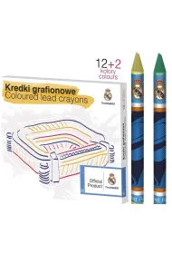 Astra Kredki �wiecowe Real Madryt 12+2 kolory