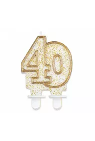 Godan �wieczka cyferka 40 z�oty kontur