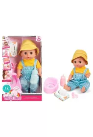 Bobas sikaj�cy z akcesoriami 36cm Pro Kids