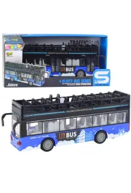 Autobus miejski pi�trowy nap�d �wiat�o d�wi�k 1:16 LeanToys