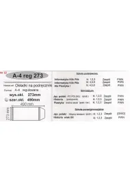 Narnia Ok�adka na podr�cznik A4 regulowana nr 12 25 szt.