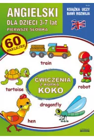 Angielski dla dzieci 24. 3-7 lat. Pierwsze s��wka. �wiczenia z kurk� Koko