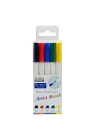 Marvy Flamastry Artist Brush Primary 5 kolor�w