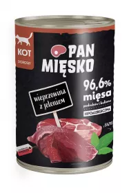 Pan Misko Karma mokra dla kota Wieprzowina z jeleniem 400 g