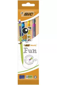 Bic O��wek z gumk� Matic Fun Pouch HB 3 szt.