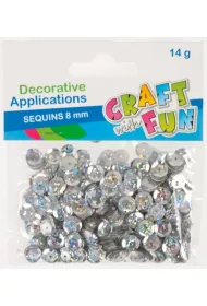 Craft with Fun Cekiny laser Guzik 8 mm