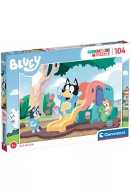 Puzzle 104 el. Super Kolor Bluey Clementoni