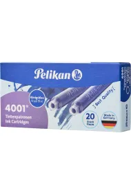 Pelikan Naboje atramentowe kr�tkie niebieskie 20 szt.