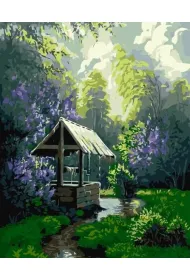 Qbee Malowanie po numerach - Letni deszcz 40x50cm