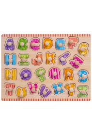 Ukadanka drewniana Literki Smily Play