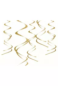 PartyDeco Dekoracje wisz�ce �widerki z�oty