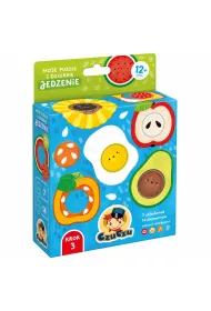 CzuCzu Moje puzzle z dziurk Jedzenie 12m+ Bright Junior Media