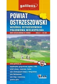 Mapa - Powiat Ostrzeszowski 1:60 000