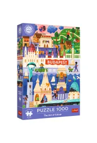 Puzzle 1000 el. The Art of Colour: Budapeszt Trefl