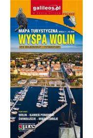 Mapa turystyczna - Wyspa Wolin 1:45 000