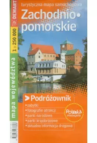 Podr�ownik. Mapa wojew�dztwa - Zachodniopomorskie 1: 250 00