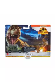 Matchbox Jurassic World Transporter z Tyranozaurem Mattel