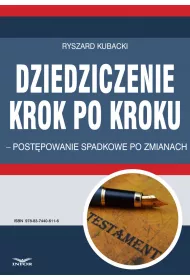 eBook Dziedziczenie krok po kroku – postpowanie spadkowe po zmianach pdf