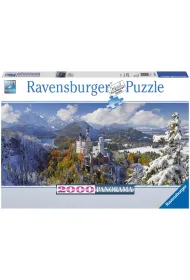 Puzzle panoramiczne 2000 el. Zamek Neuschwanstein Ravensburger
