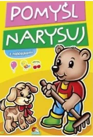Malowanka Pomy�l Narysuj Misiu