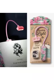 If Lampka do czytania Kwiaty Book lover's reading