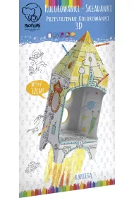 Kolorowanka sk�adana MINI 32 cm, Domek "Rakieta"
