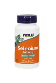 Now Foods Selenium - Selen 200 mcg Suplement diety 90 kaps.