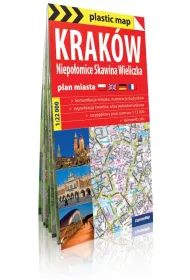 Krak�w (4 w 1)- plan miasta 1:22 000 (foliowana)