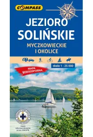 Mapa - Jezioro Soli�skie, Myczkowieckie 1:25 000