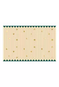Obrus papierowy Pasy z gwiazdkami 180x120cm
