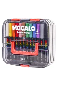 M&G Marker akrylowy Mocalo MG p�dzelkowy 48 kolor�w w skrzynce