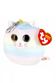 Beanie Boos Brelok 8 cm Kot Squishy Heather METEOR TY39561