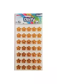 Brewis D�ety samoprzylepne kwiatki z�ote